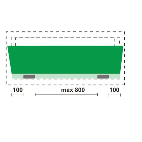AXA KOGELLAGERSCHARNIER  89 X 89MM 3ST
