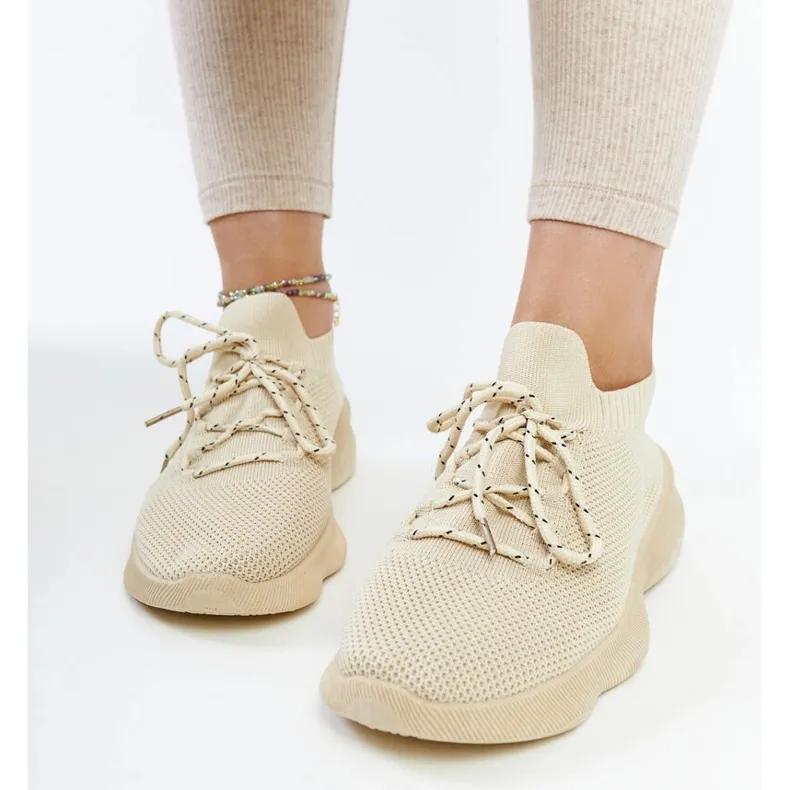 Beige Roshni sportschoenen