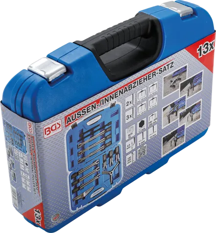 BGS TECHNIC BUITEN/BINNEN LAGERTREKKERSET, 2 EN 3 ARMIG 13DLG