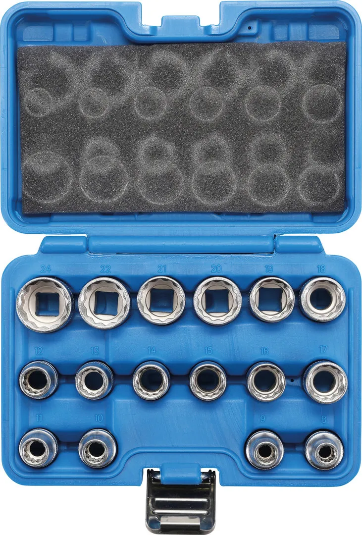 BGS TECHNIC DOPSLEUTELSET TWAALFKANT 12,5 MM (1/2) 8  24 MM 16DELIG