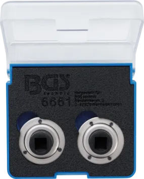 Bgs Technic Remzuiger-terugsteladapterset universeel met 2 & 3 pennen 2-dlg