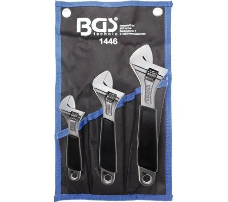 BGS TECHNIC VERSTELBARE MOERSLEUTELSET 3DLG