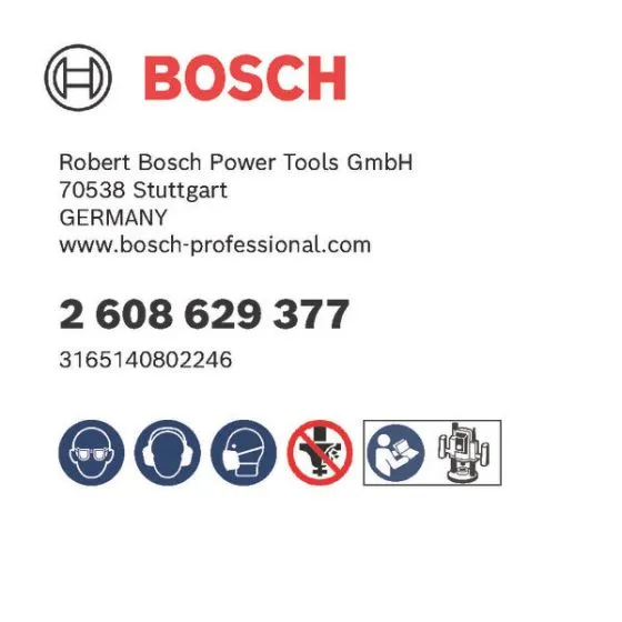Bosch 2608629377 Afrondprofielfrees 38,1x19x61,25x8