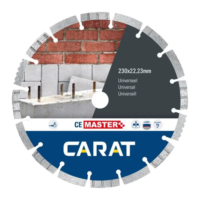 CARAT DIAMANTZAAG UNIVERSEEL 180x22,23MM, CE MASTER