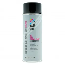 CROP Porsche 0E Chromitschwarz Metallic autolak spuitbus 400ml