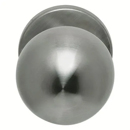 DEURKNOP ARTITEC 96165 PL VAST KNOP DIA.52MM OP RONDE ROSAS RVS MAT