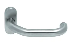 DEURKRUK ARTITEC CINDY KL.4 OVALE ROSAS 72X33X12MM MET VEER,8MM RVS MAT
