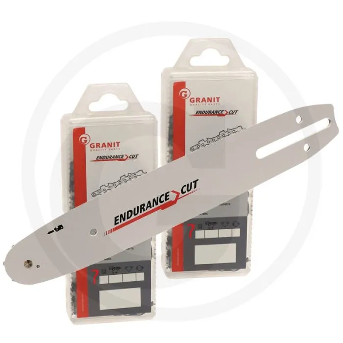 Endurance cut zaagketting + zaagblad 2+1 haakse zaagtand 50 cm lengte
