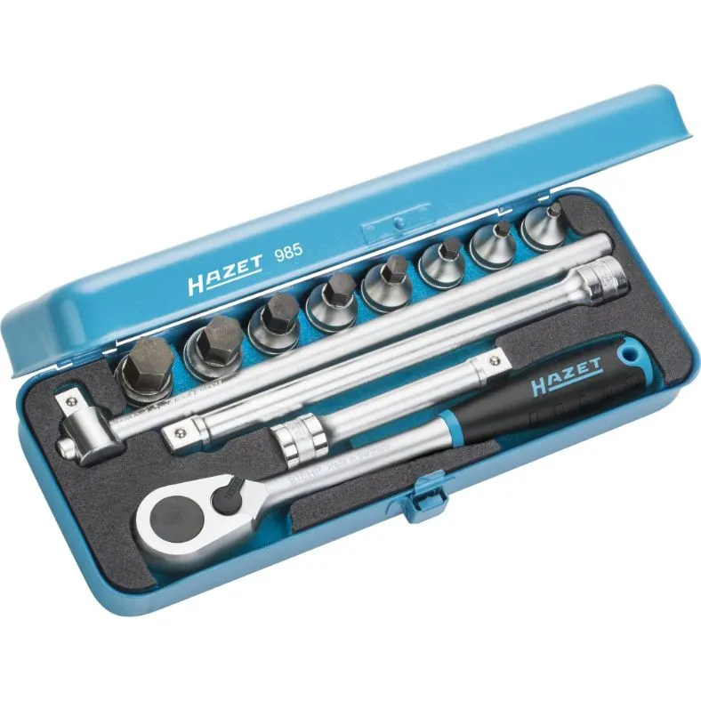 Hazet 985 Doppenset 1/2 inbus