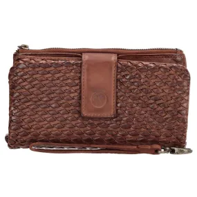 Hide en Stitches Clutch/Portemonnee Atlas Cognac