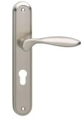Intersteel Deurkruk George op langschild PC72 nikkel mat