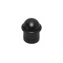 INTERSTEEL Deurstop met ring mat zwart