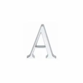 INTERSTEEL Huisletter A 50mm chroom mat