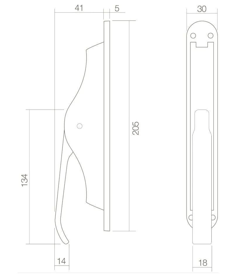 INTERSTEEL SET POMPESPAGNOLET INCLUSIEF STANGENSET 2X 1250MM VERNIKKELD