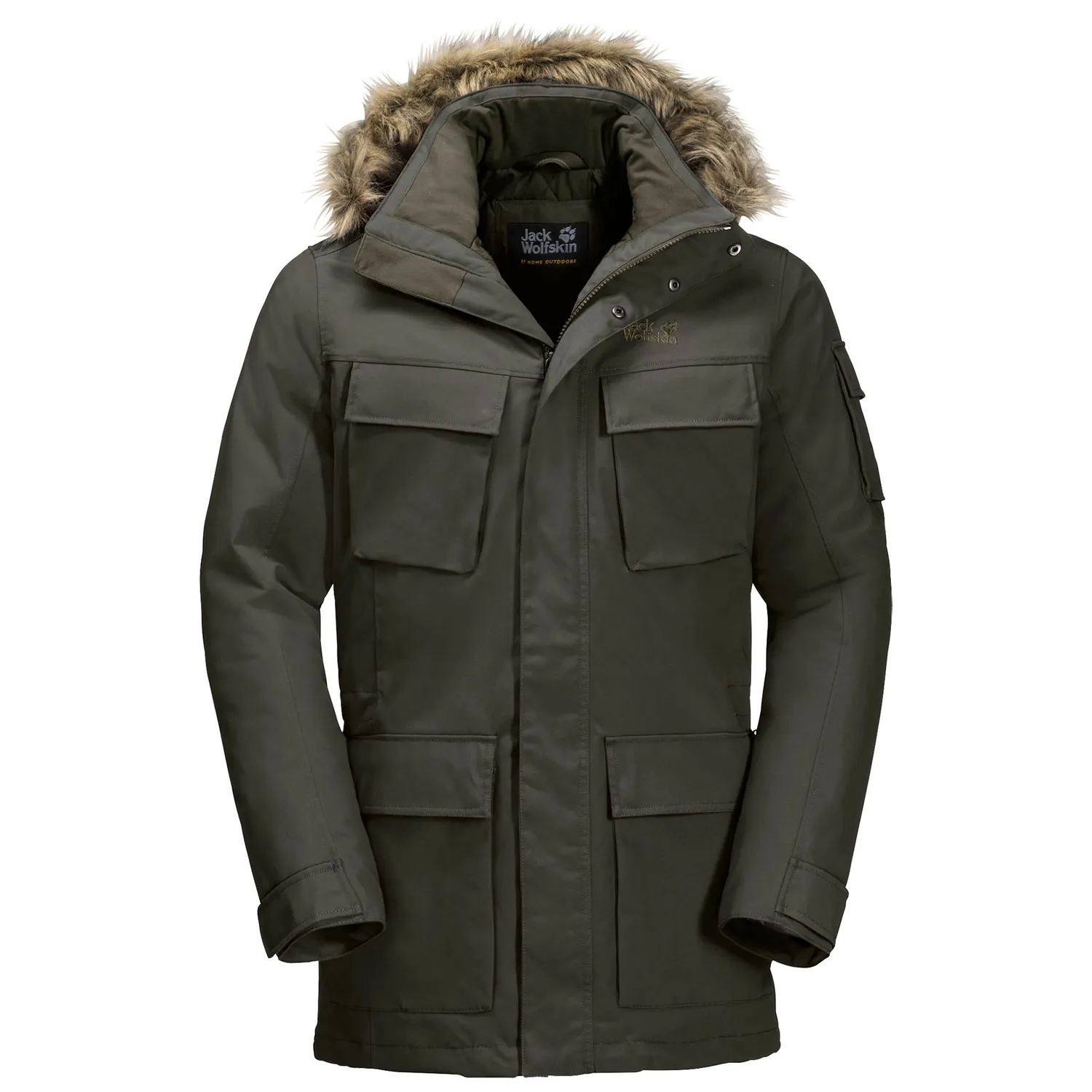 Jas Jack Wolfskin Men Glacier Canyon Parka Dark Moss