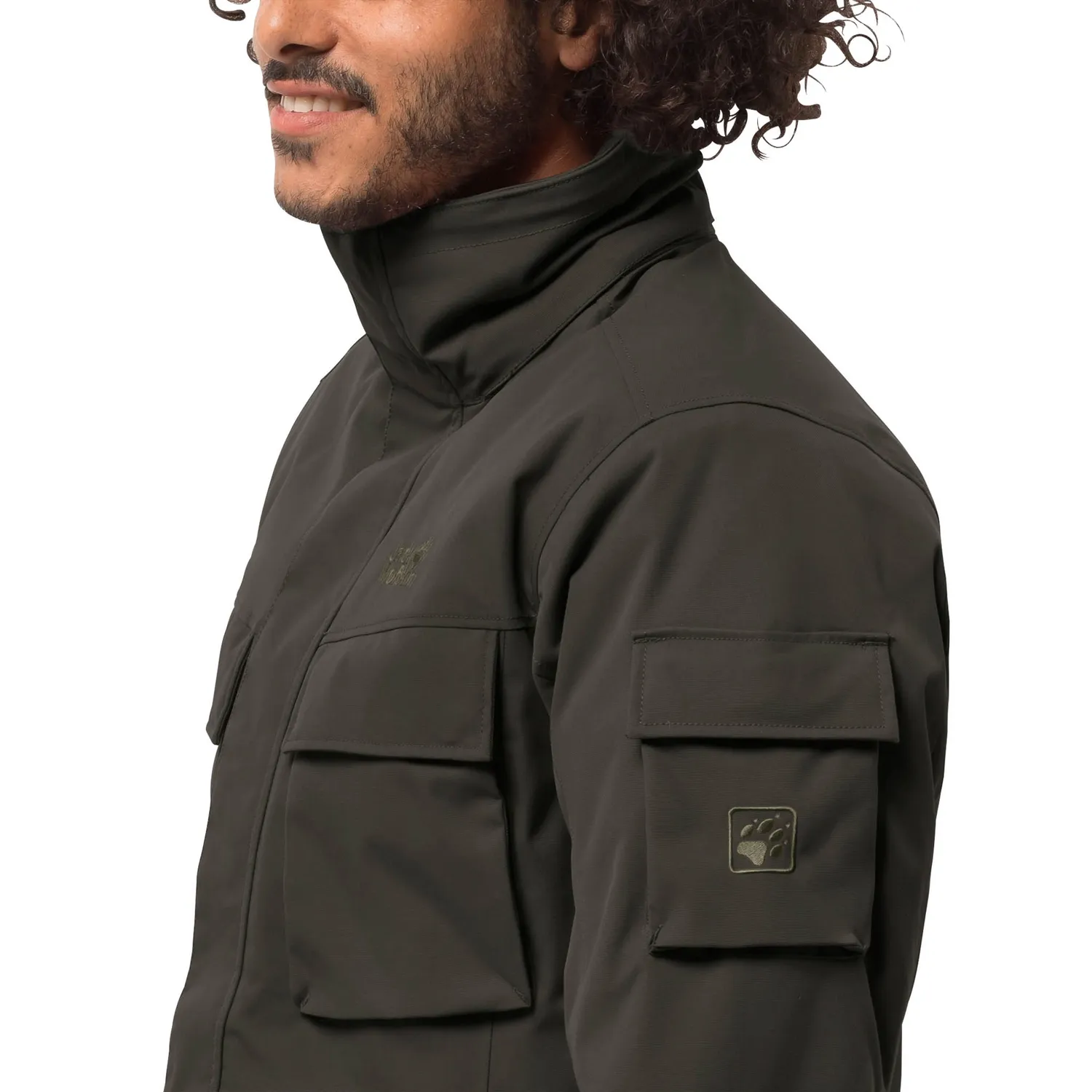 Jas Jack Wolfskin Men Glacier Canyon Parka Dark Moss