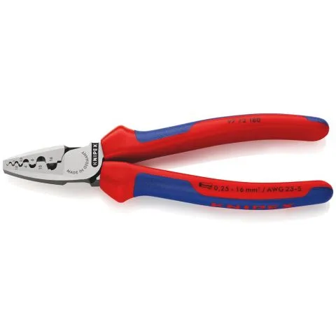 KNIPEX 9772180 ADEREINDHULSTANG  180MM