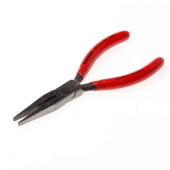 Knipex Langbektang gepolijst platte bek 140mm