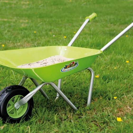 kruiwagen Kids in the Garden 76 cm staal groen