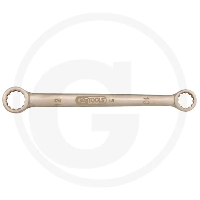 Ks tools bronze doppelringschlüssel gerade 30x36 - flanktraction-profil, funkenfrei, korrosionsbeständig