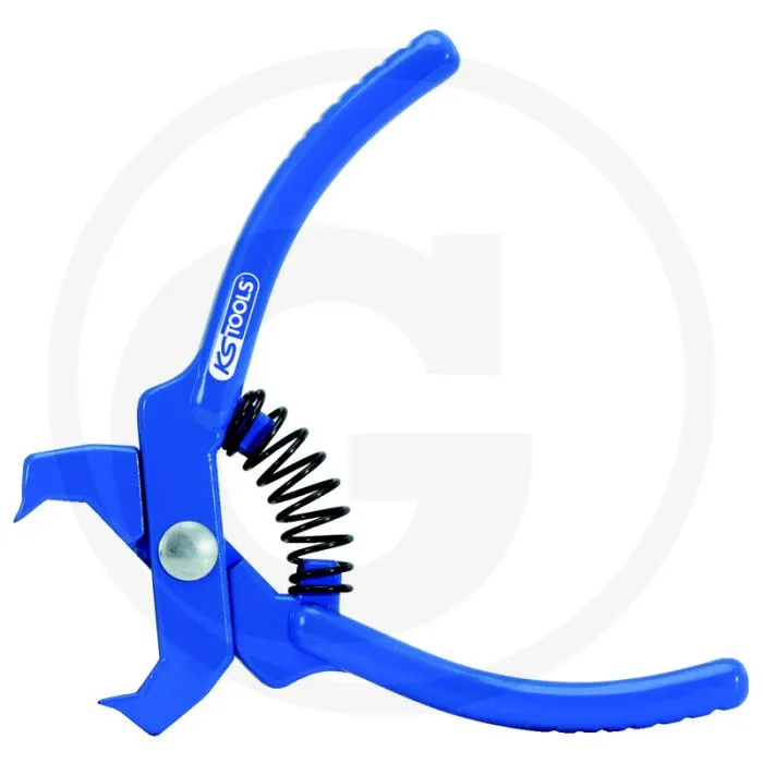 KS TOOLS CLIPVERWIJDERTANG, 100MM, BLAUW  ZELFOPENEND, VOOR KUNSTSTOF BLINDKLINKNAGELS