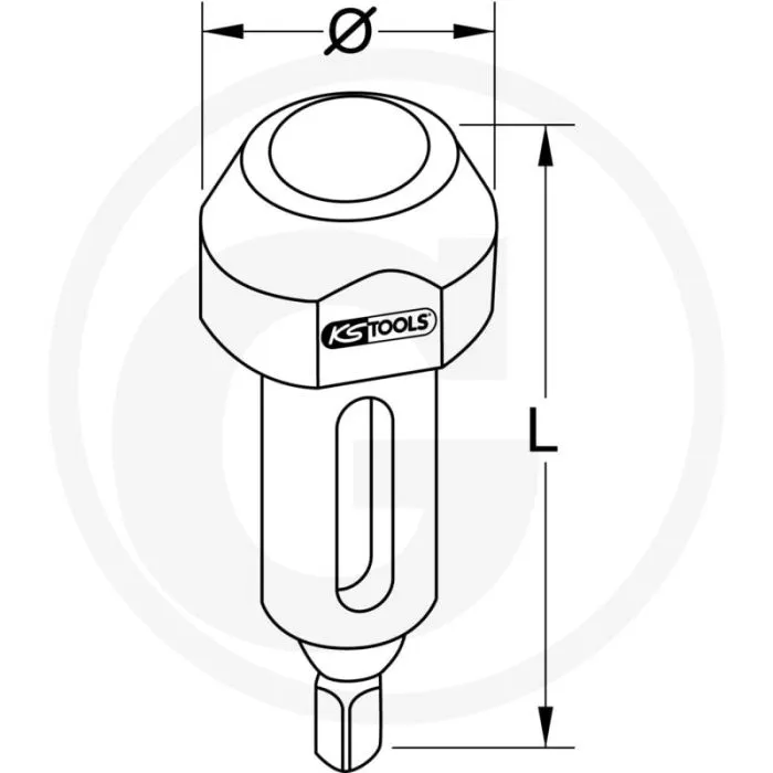 KS TOOLS KLAUWTREKKER, Ø 5  32 MM  SPECIAAL WERKZEUGSTAHL