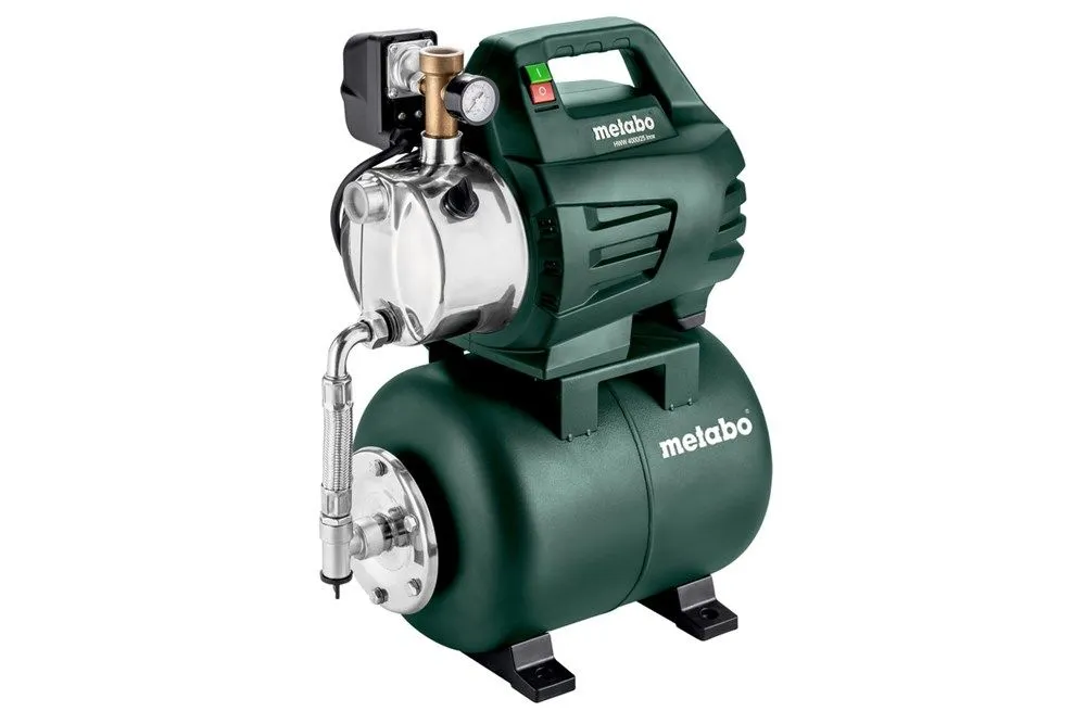 METABO HWW 4000/25 INOX HUISWATERPOMP + INOX RESERVOIR