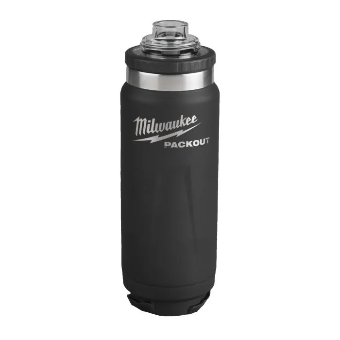 MILWAUKEE PACKOUT DRINKFLES M 532ML  ZWART