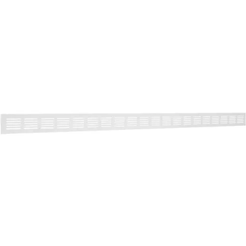 Nedco plintrooster alum. 800 x 60 mm wit