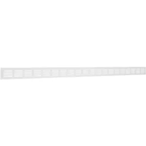 Nedco plintrooster alum. 800 x 60 mm wit