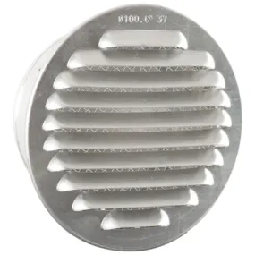 Nedco schoepenrooster alum. Ø 130 mm met klem
