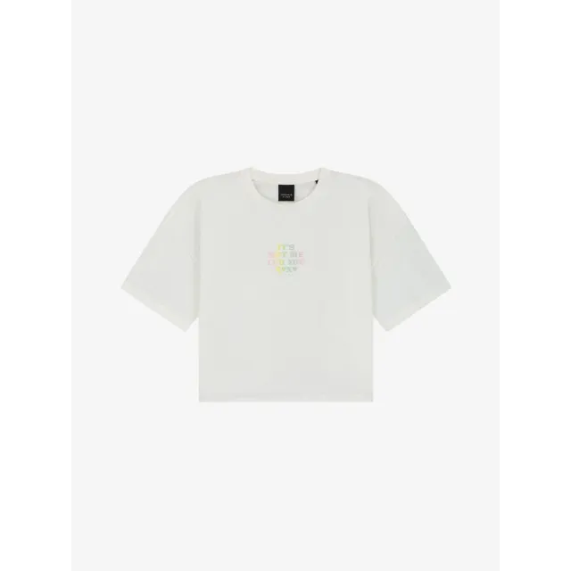 Nik & Nik Meisjes shirt crop not me