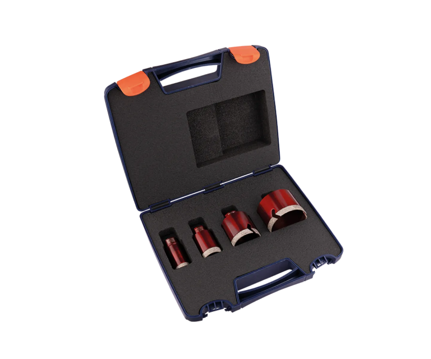 Rotec M14 diamantboorkronenset, PREMIUM, kunststof koffer