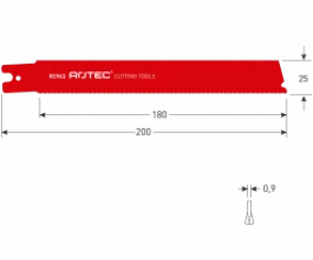 Rotec reciprozaagblad, RC963 (5st.)