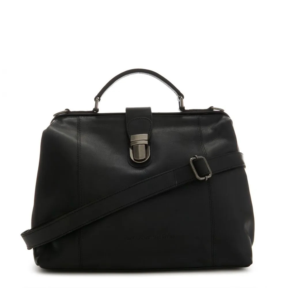 The Chesterfield Brand Shaun Black Leather Handbag