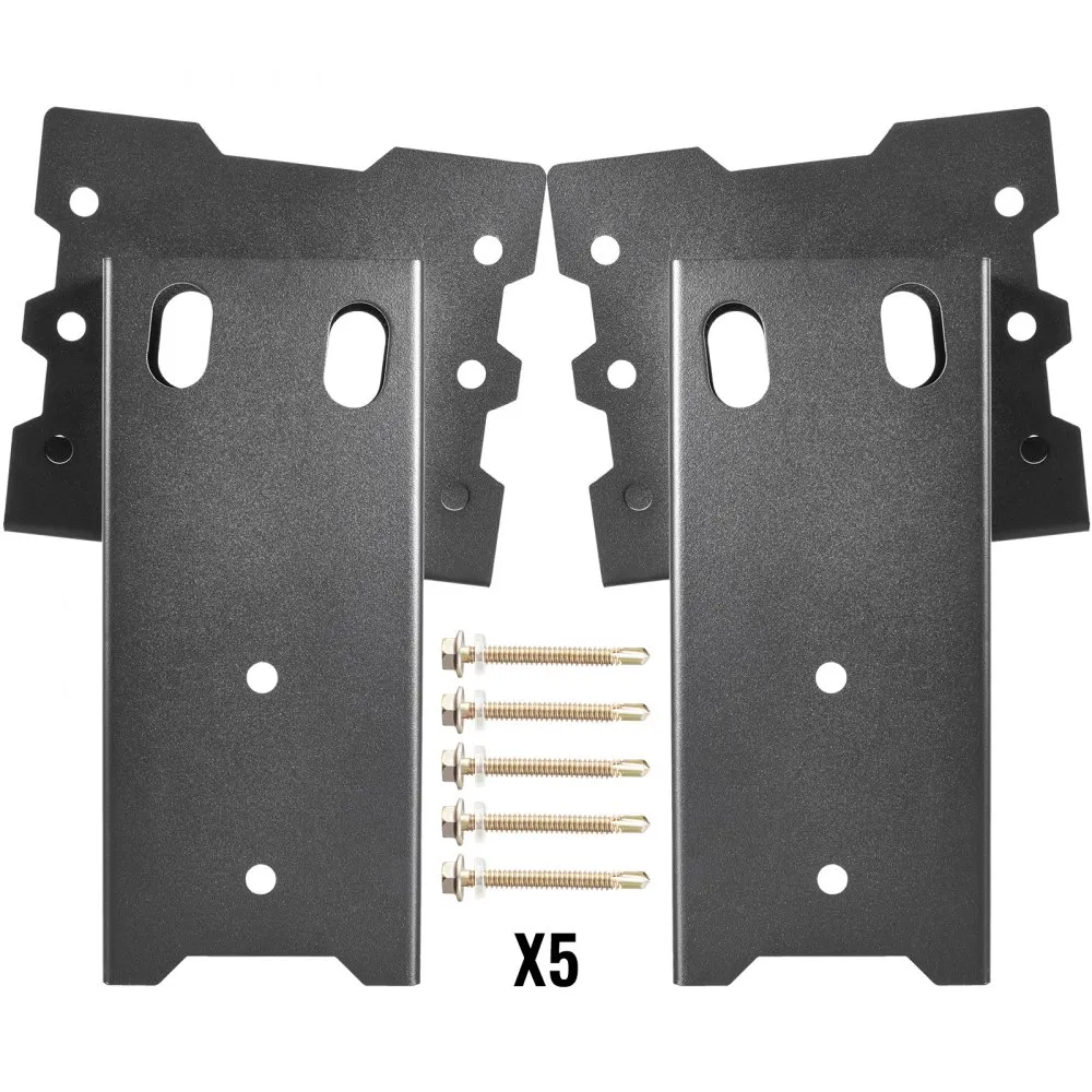 VEVOR Herten Blind Beugels Herten Standaard Beugels 4 x 4 Staal 2 Stuks voor Boomhut
