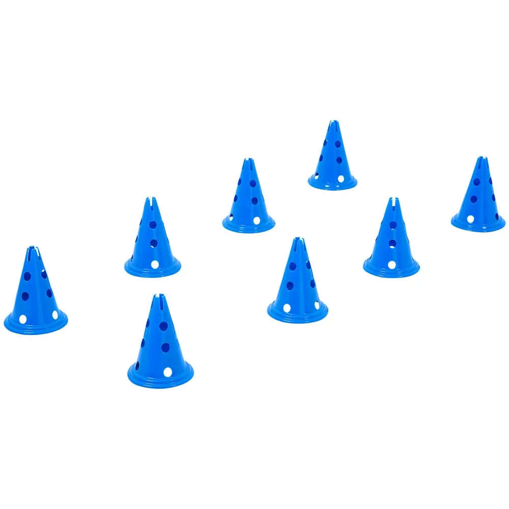 VEVOR HORDENSET VOOR HONDEN, 6DELIGE BEHENDIGHEIDSTRAININGSSET, 12X KEGELS, 6X STANGEN