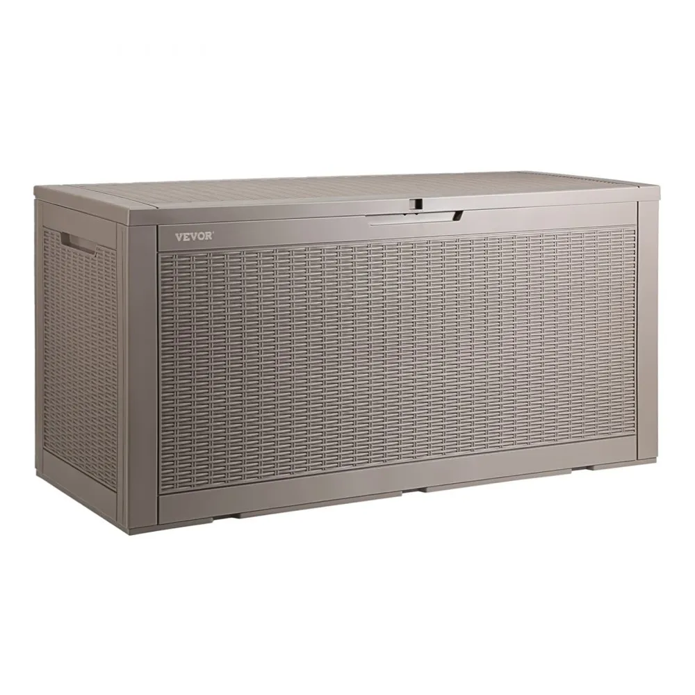VEVOR OPBERGBOX 378,5L PPAPPARATUURBOX 1220X545X623MM OPBERGBOX VOOR BUITEN 299KG DRAAGVERMOGEN TUINBOX KUSSENBOX IDEAAL VOOR H