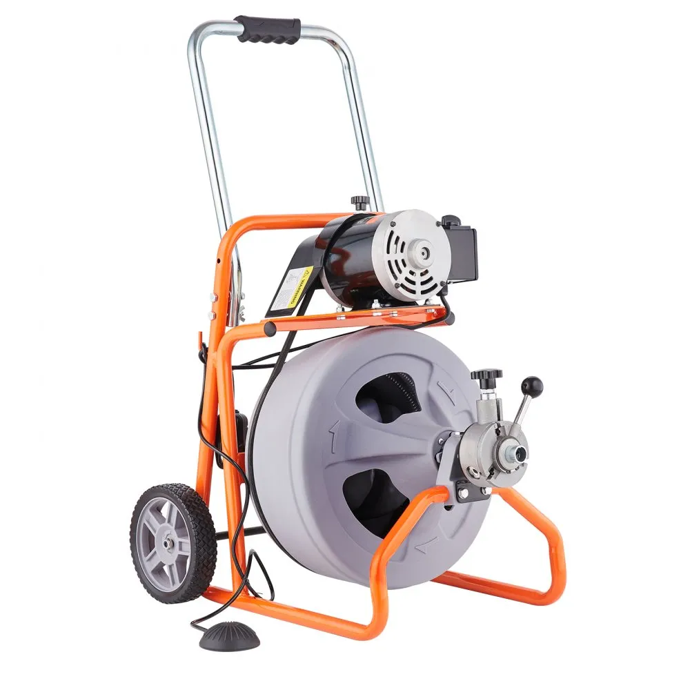 VEVOR pijpenpoetsmachine pijpenrager met wielen automatisch 22,86mx12,7mm
