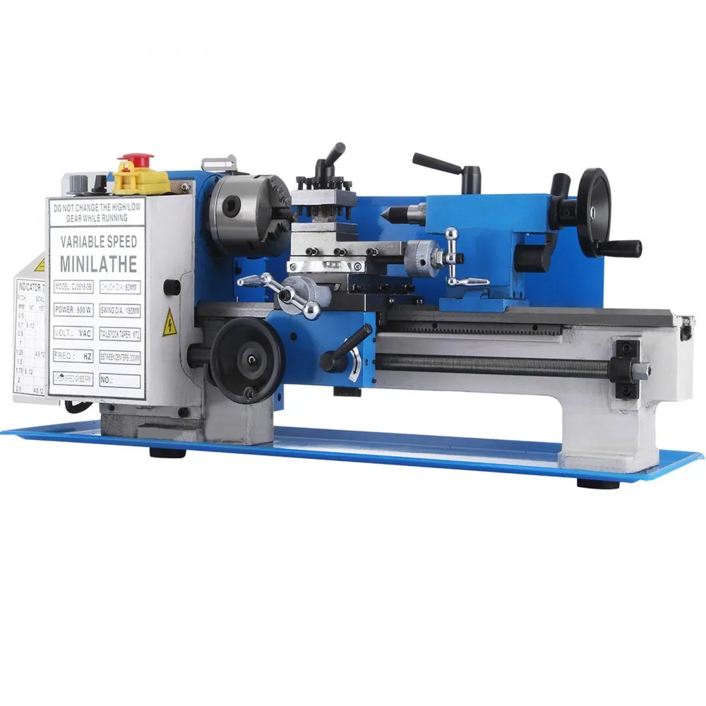 VEVOR Precision Mini Metalen Draaibank Variabele Snelheid 2250 rpm
