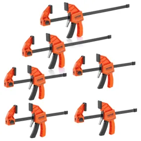VEVOR éénhandklem 2-304,8 mm en 4-152,4 mm bekopening snelspanklem 68kg draagvermogen klem schroefklem snijden, verbinden en mon