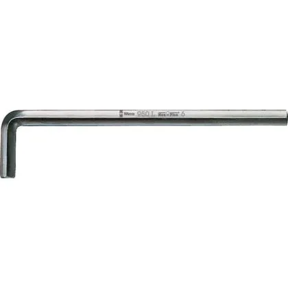 WERA 950 L STIFTSLEUTEL RISCH VERCHROOMD 6X180MM  021630