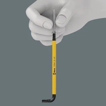 WERA 967 SXL HF TORX STIFTSLEUTEL MULTICOL. VASTHOUDF. LANG 15X123MM  024474