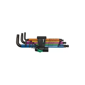 WERA inbussleutelset 950 SPKL/9 SM N SB Multicolour metrisch, BlackLaser