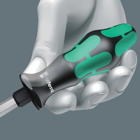 WERA KRAFTFORM PLUS SCHROEVENDRAAIER MET ZESKANTSCHACHT  SLEUF  4 X 90MM