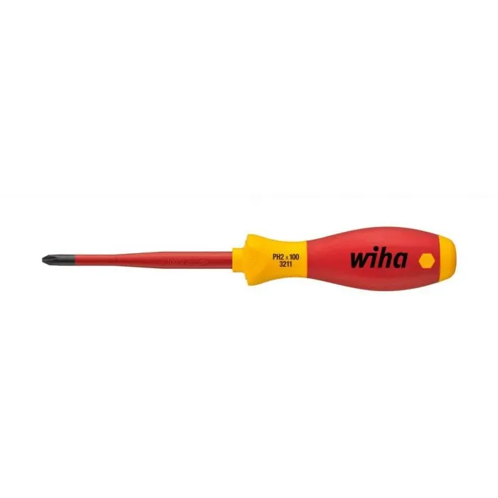 WIHA 3211 SCHROEVENDRAAIER SOFTFINISH ELECTRIC SLIMFIX  PHILIPS PH2X100 MM  35394